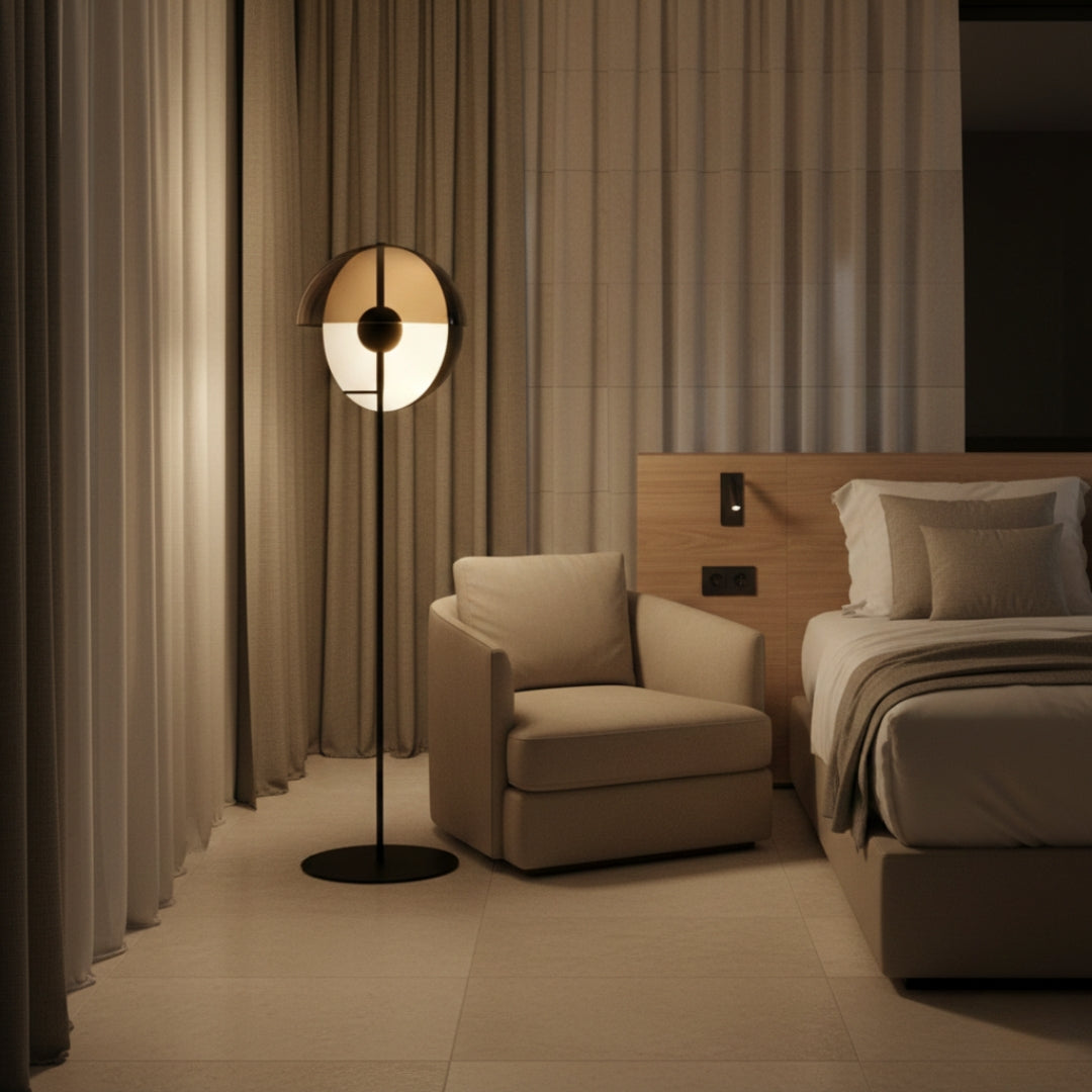 Lampe Sur Pied Design Verre