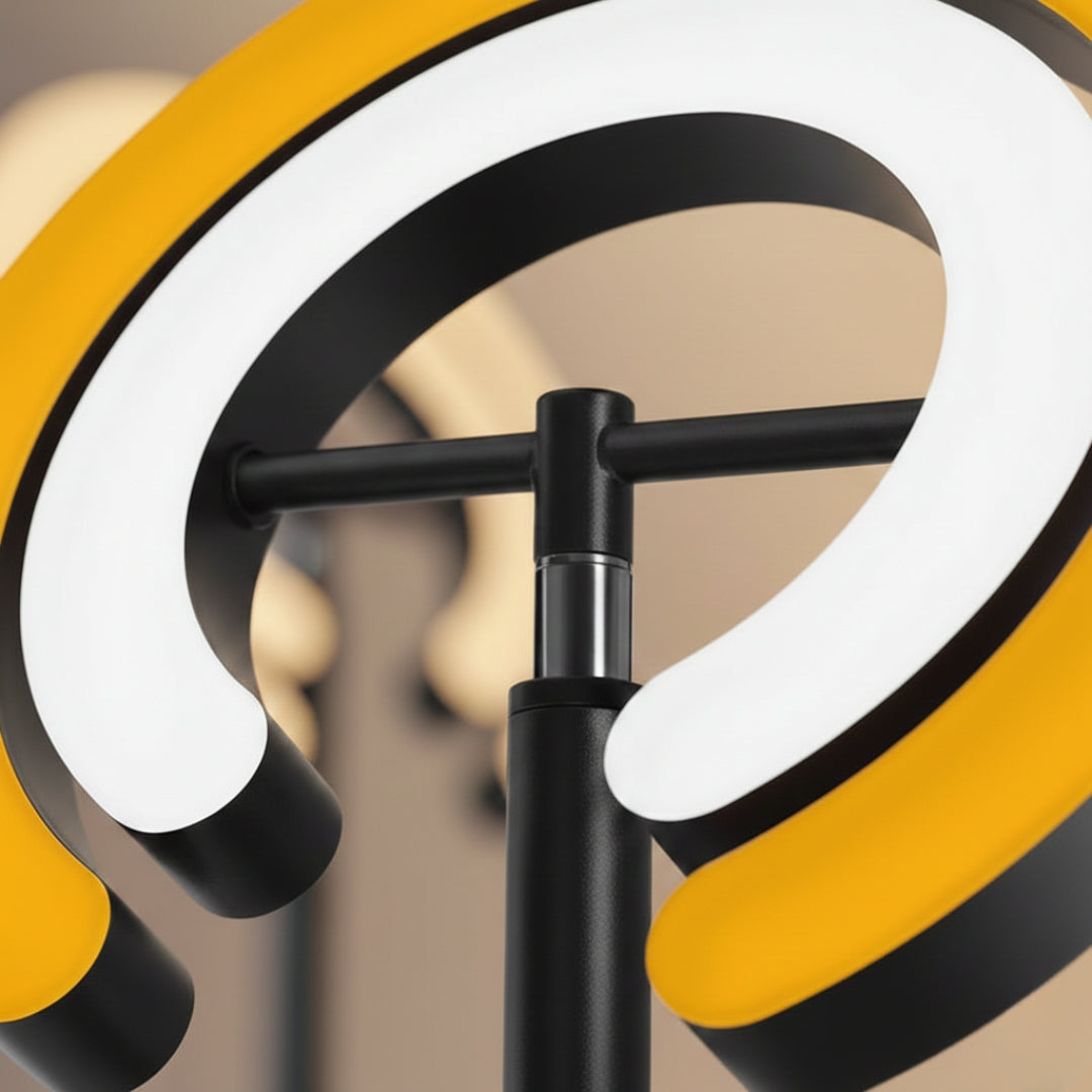 Lampe Sur Pied Double Éclairage