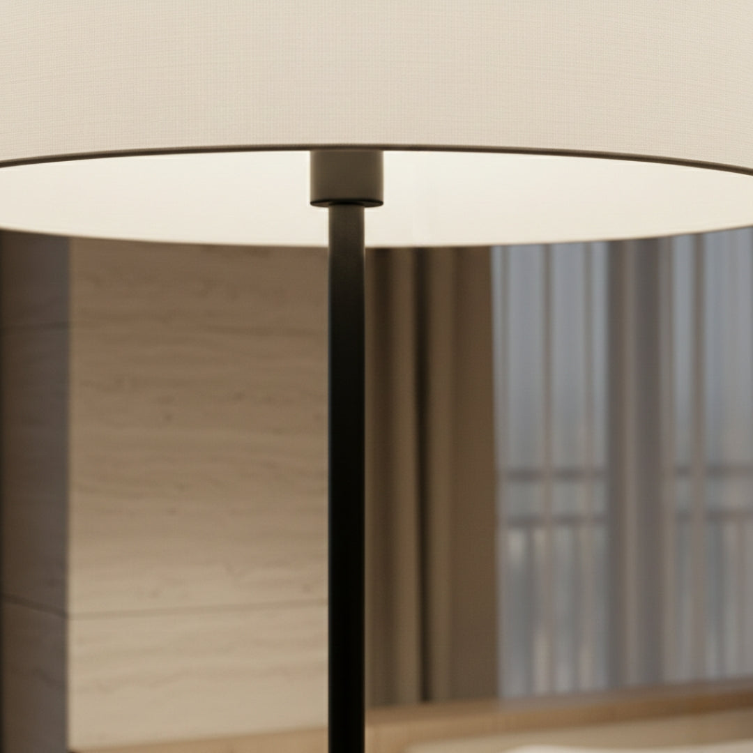 Lampe Sur Pied En Lin