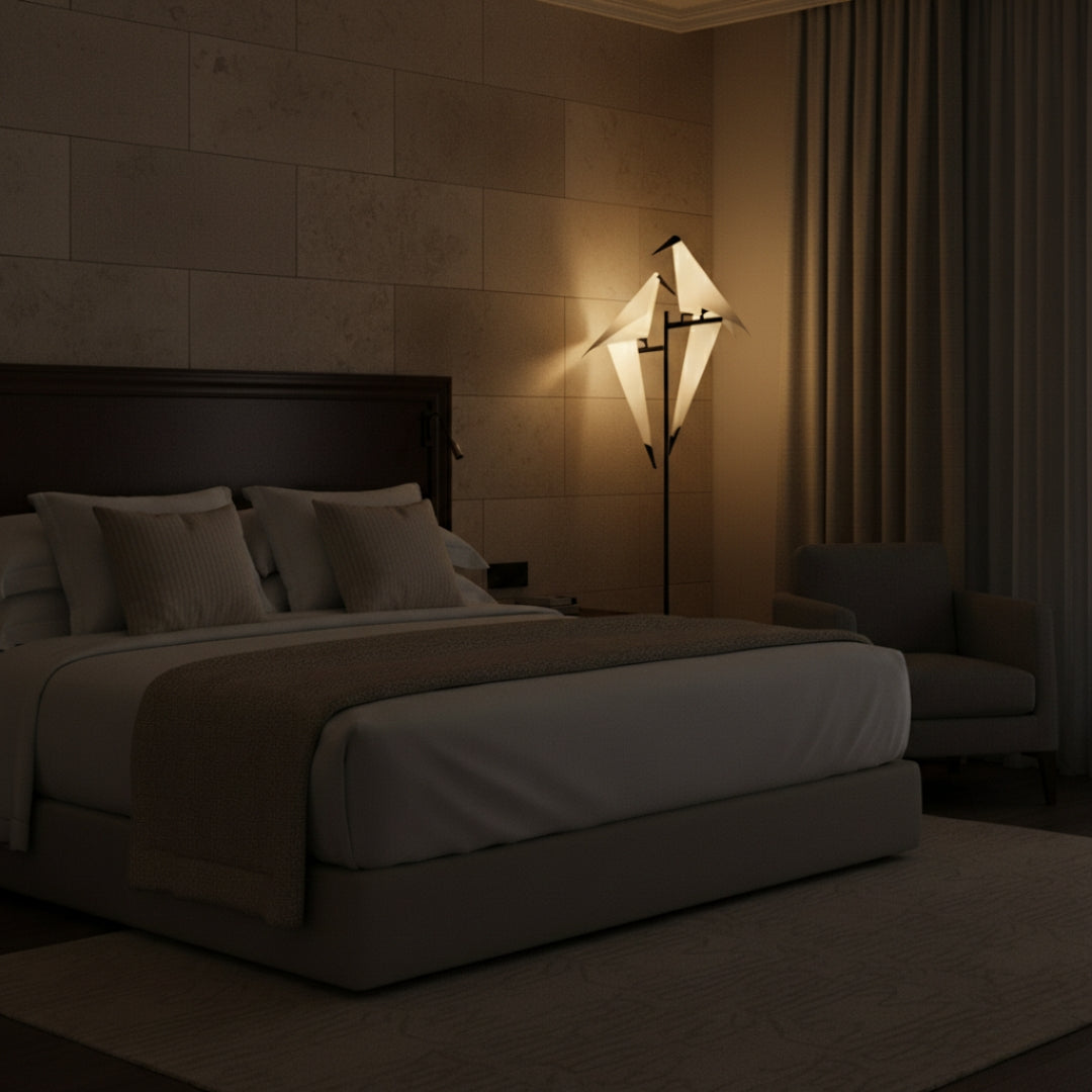 Lampe Sur Pied Origami