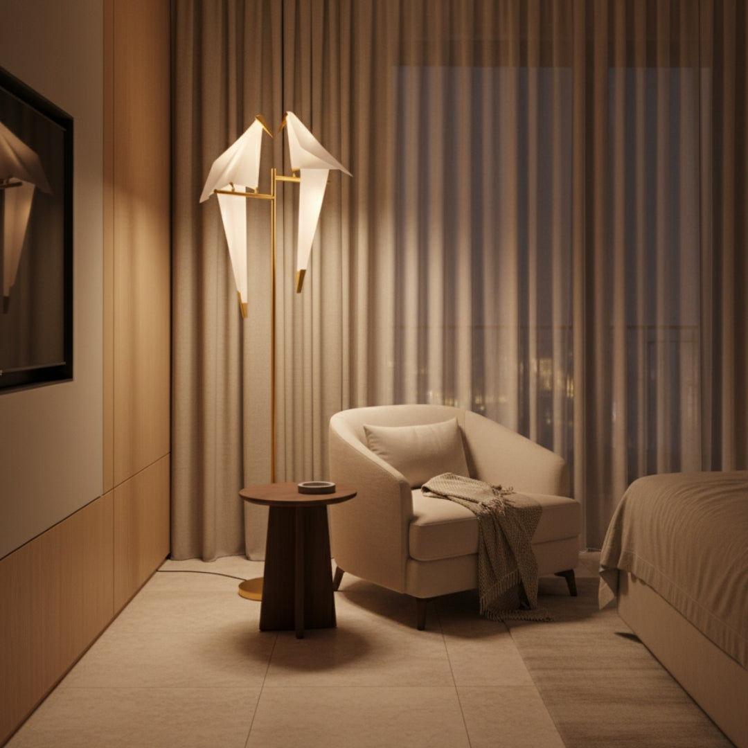 Lampe Sur Pied Origami