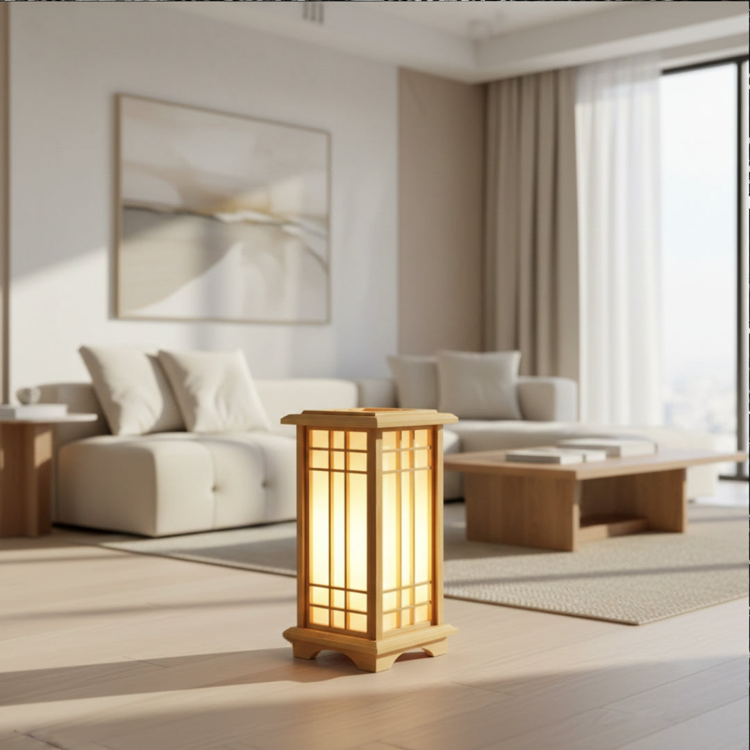 Lampe Sur Pied Style Asiatique