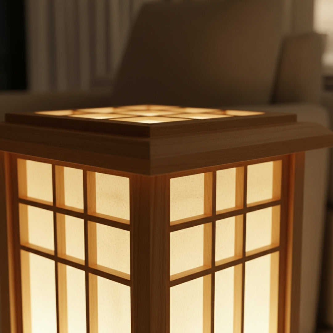 Lampe Sur Pied Style Asiatique