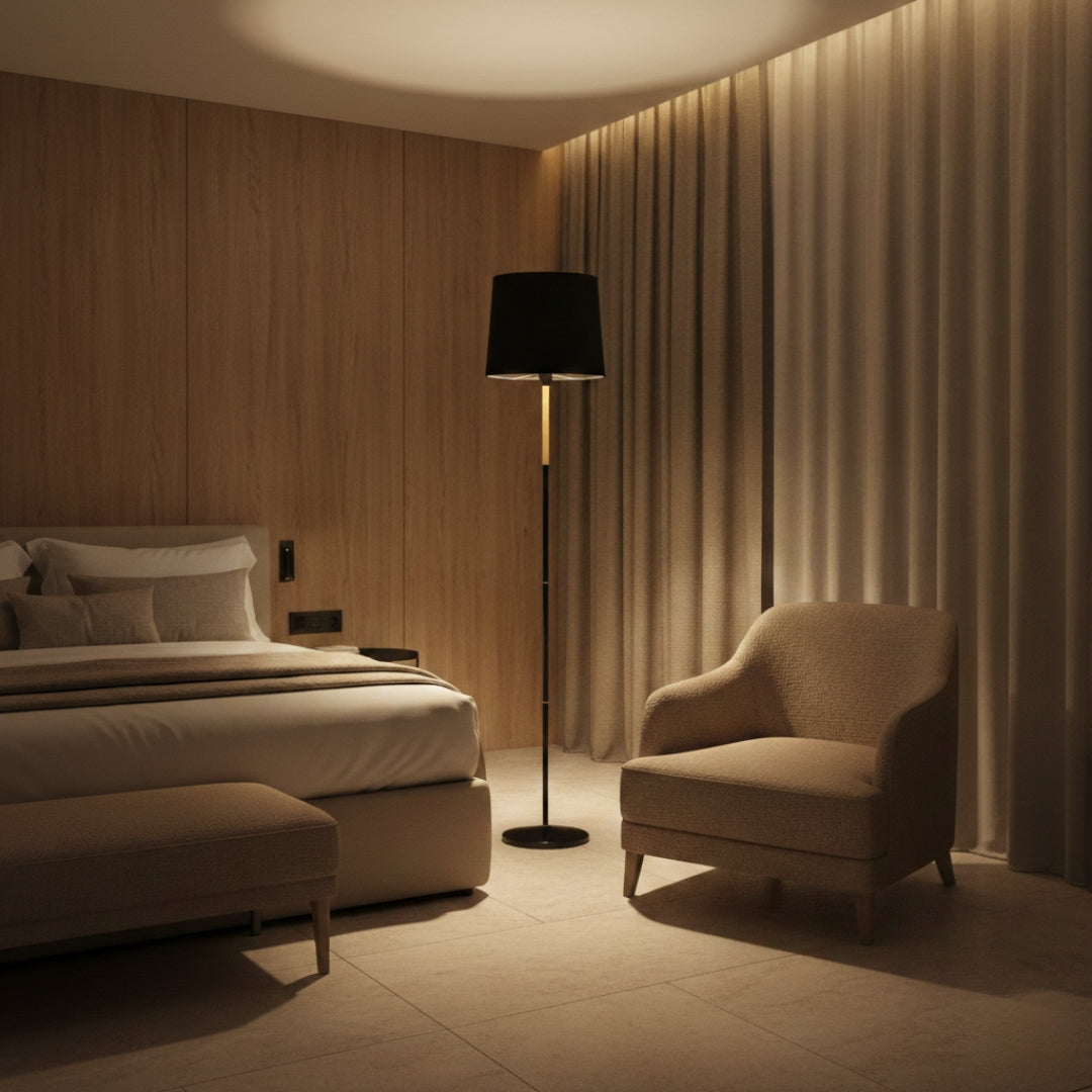 Lampe Sur Pied Tissu