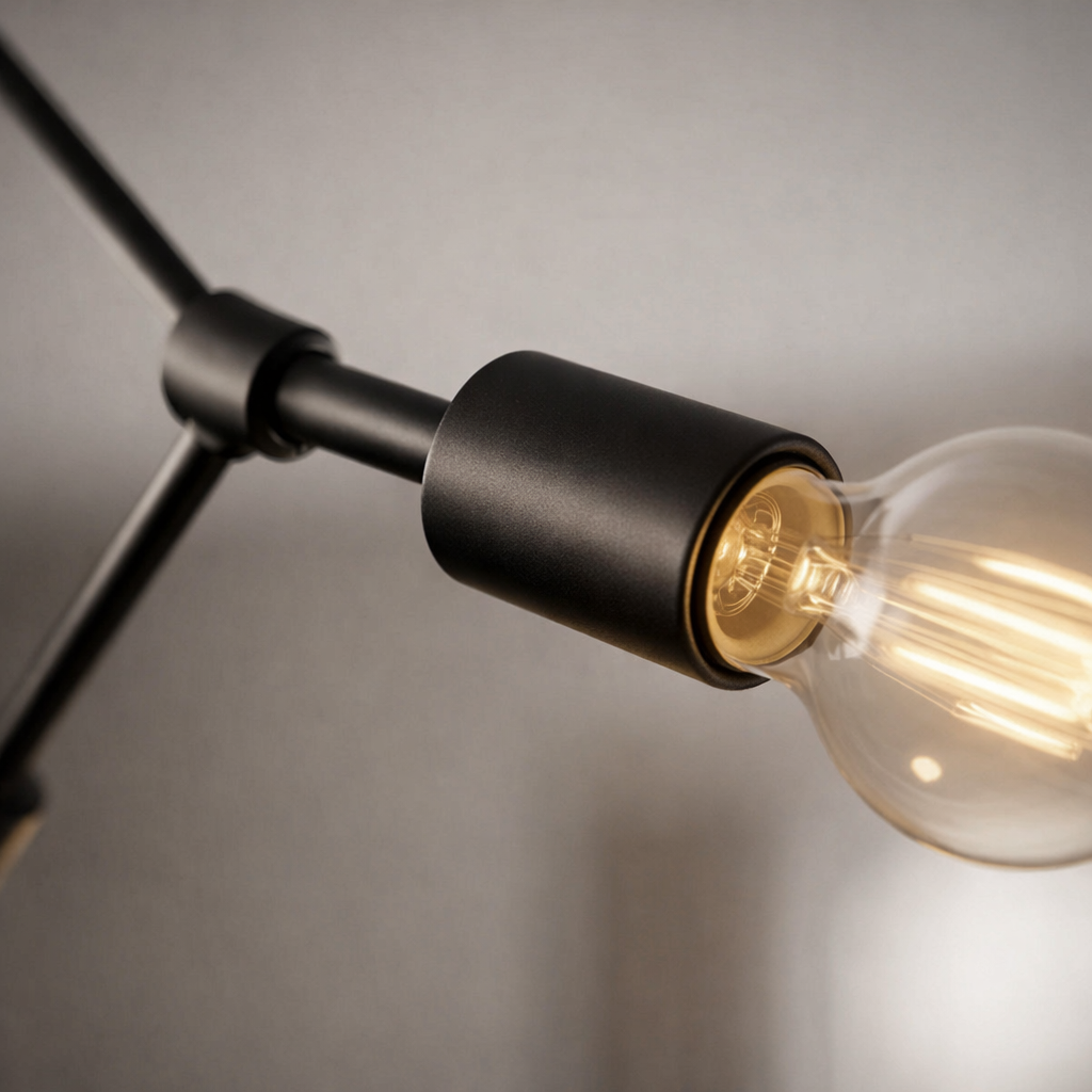 Plafonnier Branche Spots Rétro Design