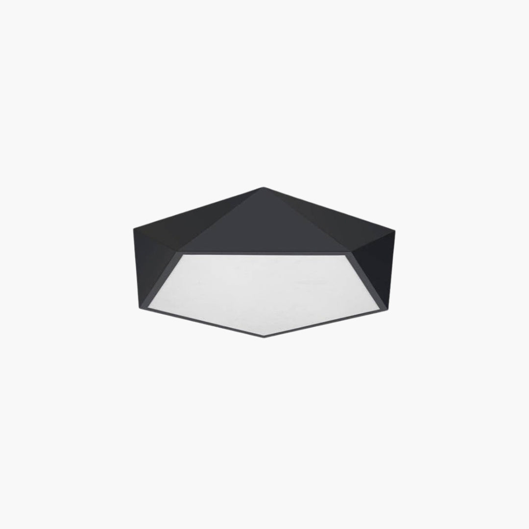 Plafonnier LED Géométrique Effet Diamant