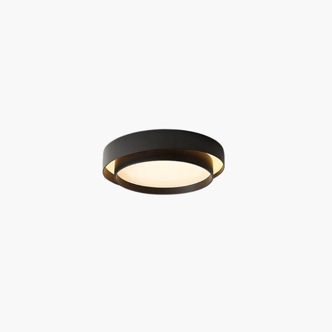Plafonnier Rond LED Design Moderne Blanc