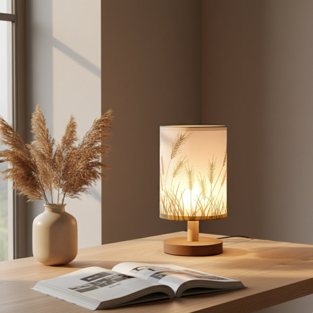 Lampe De Chevet En Lin