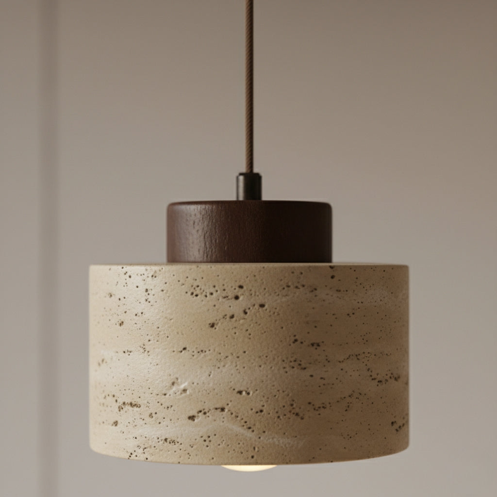 Suspension Rétro En Pierre de Grotte