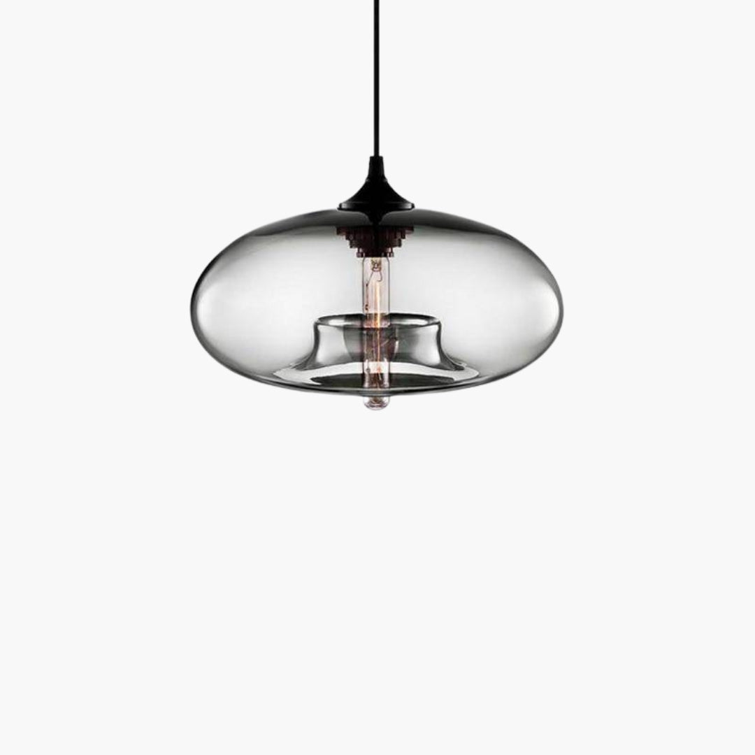 Suspension design ovale en verre Ball