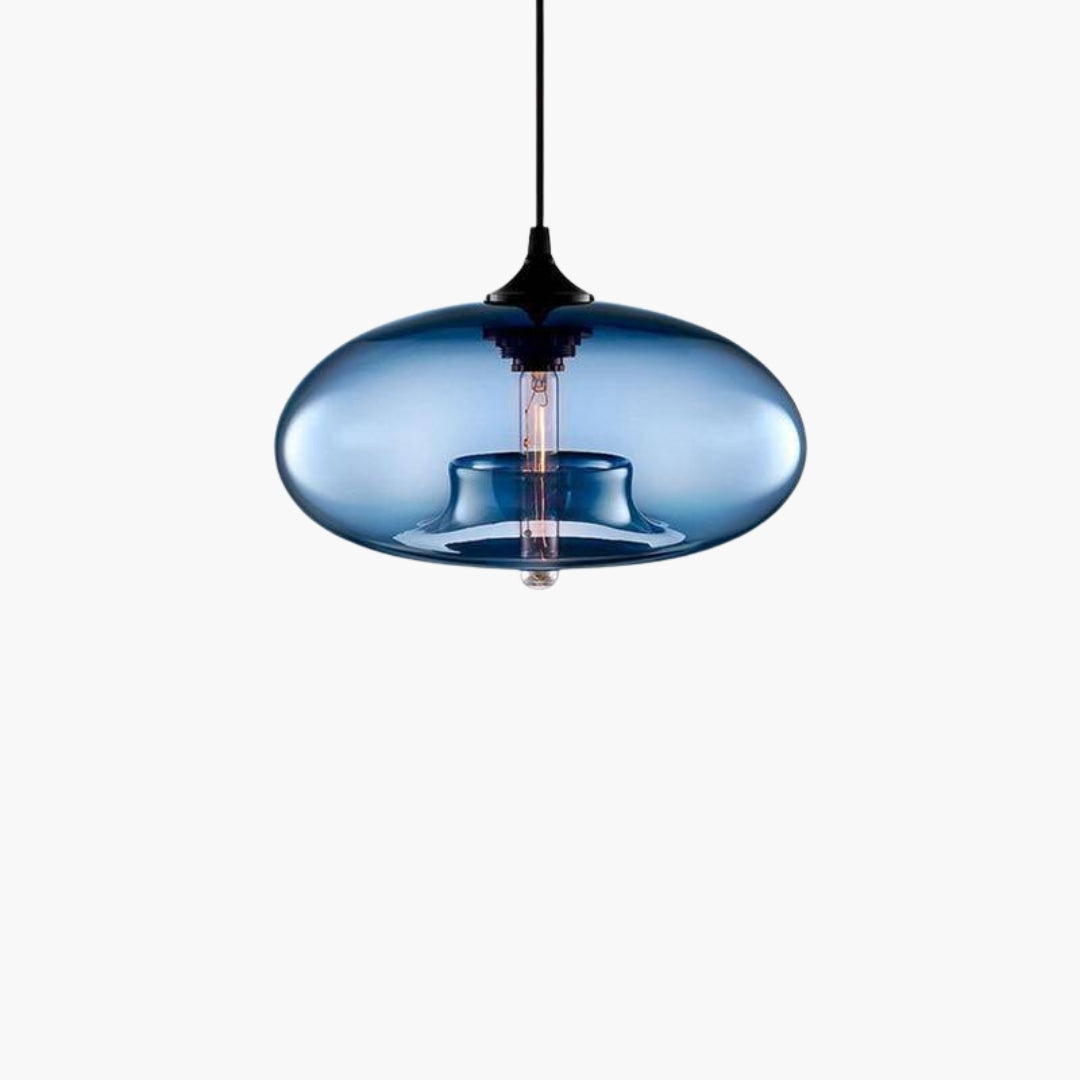Suspension design ovale en verre Ball