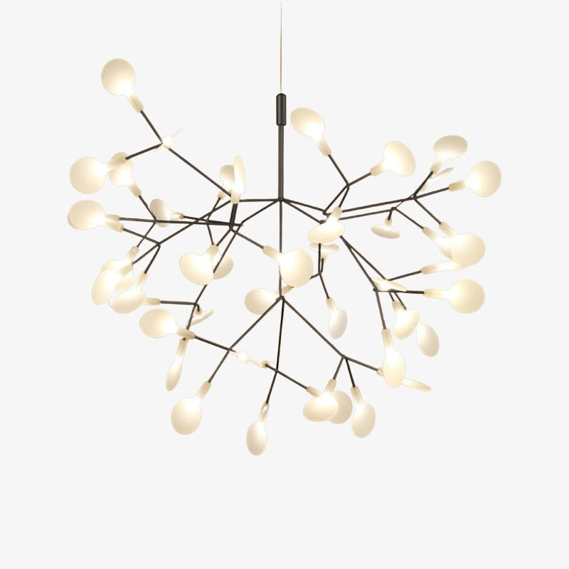 Suspension LED Design Arbre Moderne Cuivré ou Noir