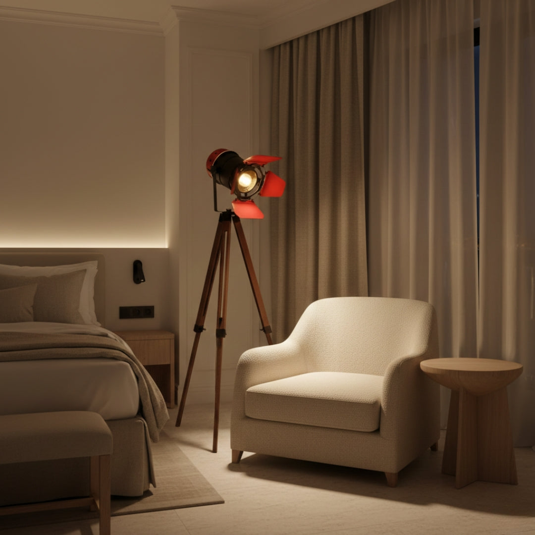 Lampe sur pied vintage Image