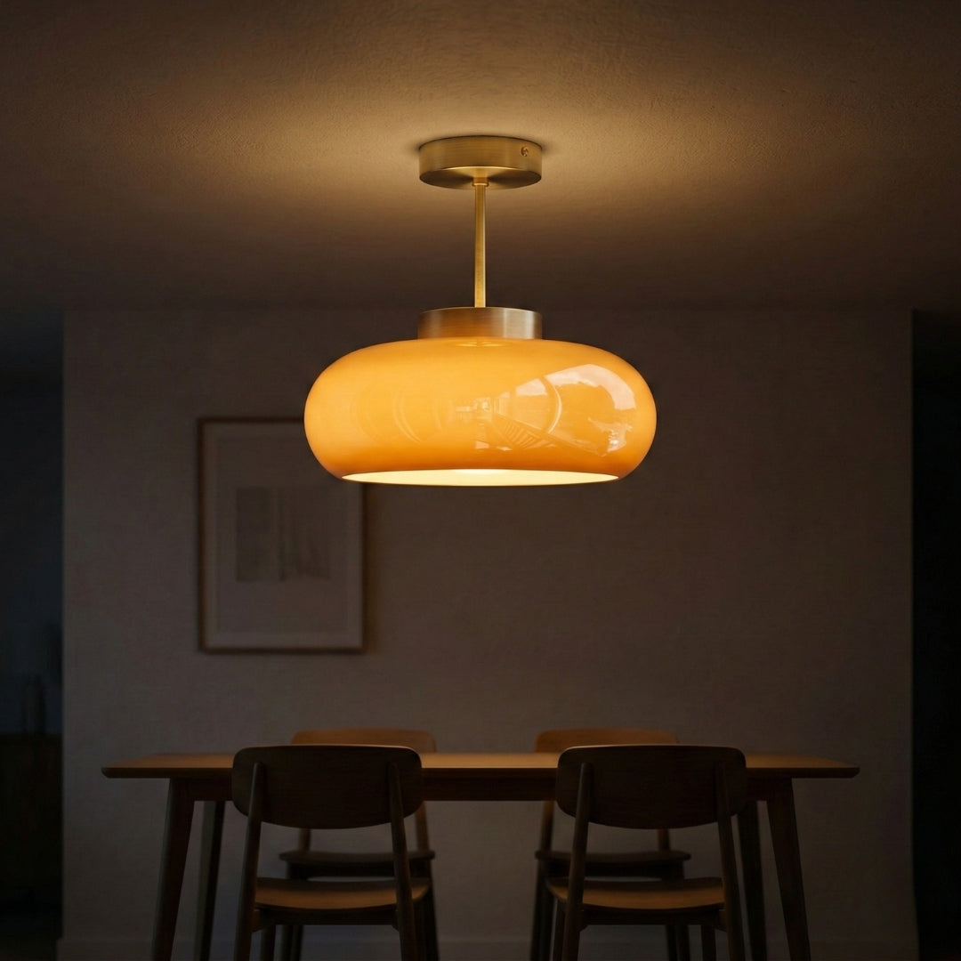 Plafonnier en verre Image