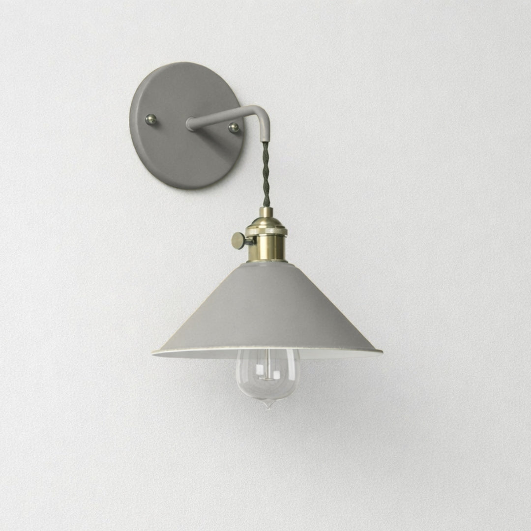 Applique Murale LED Vintage Métal Plaqué Coloré