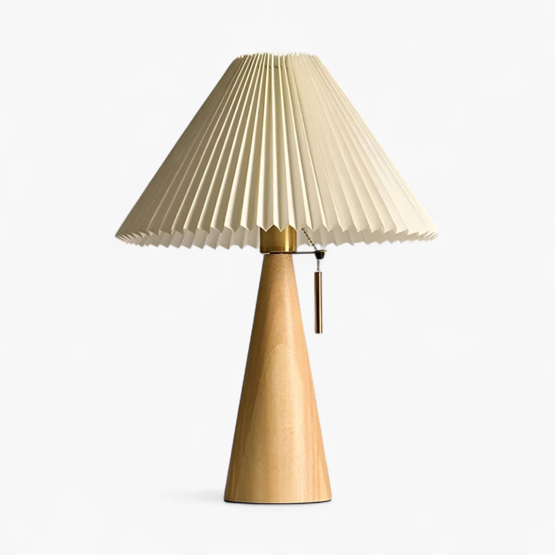 Lampe De Chevet Bois Et Blanc