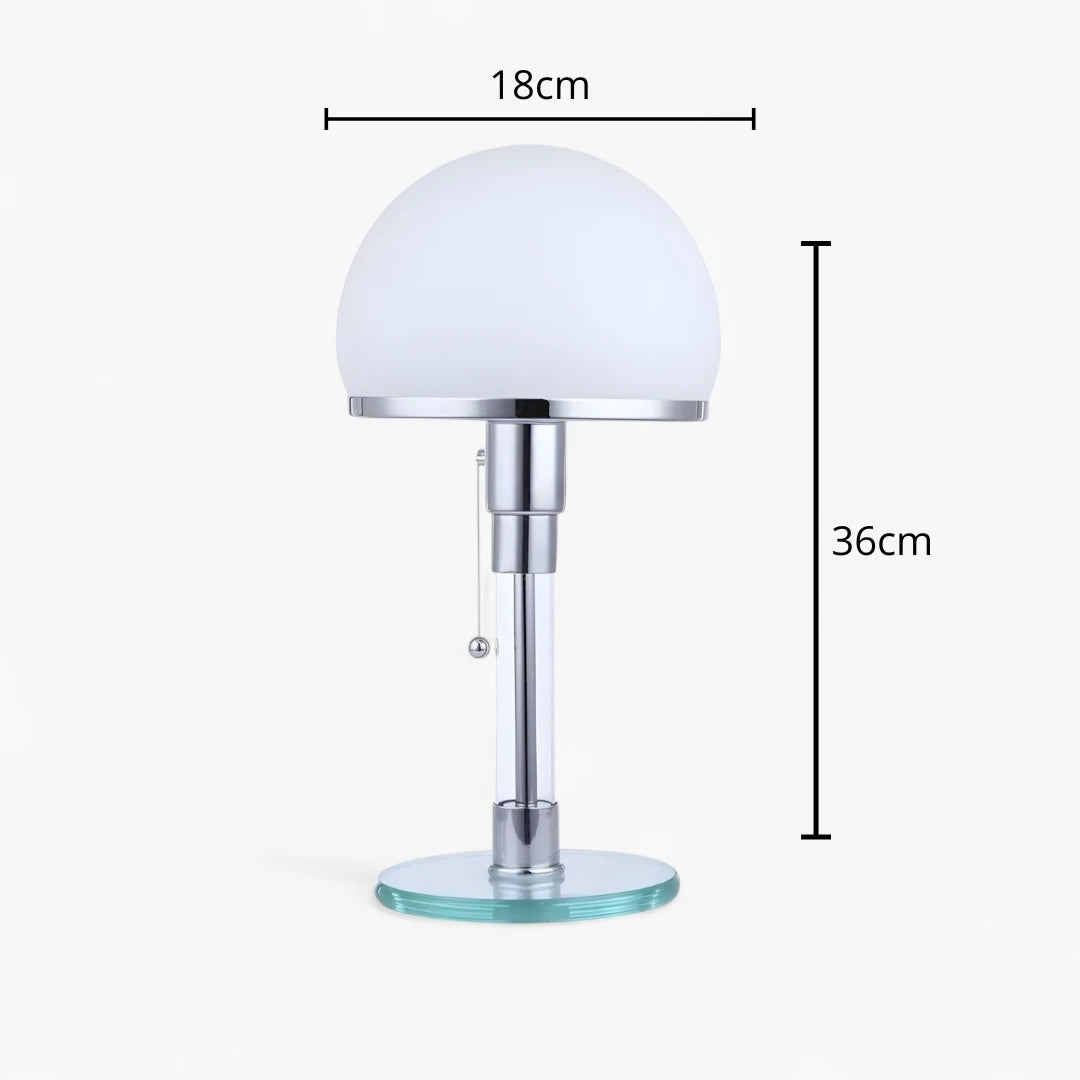 Lampe De Chevet Verre Blanc