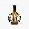Lampe De Chevet En Fer Noir