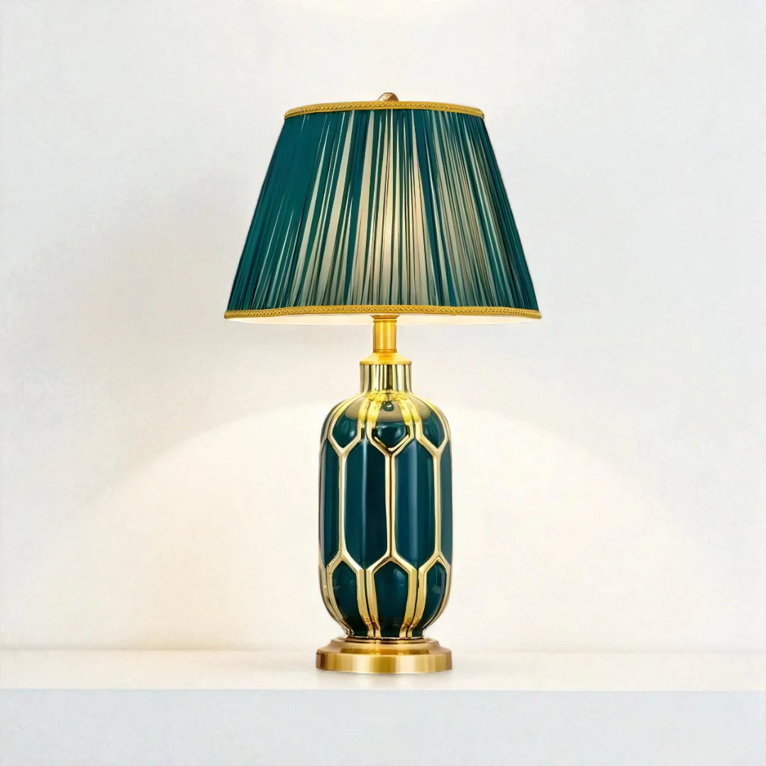 Lampe De Chevet Verte Emeraude