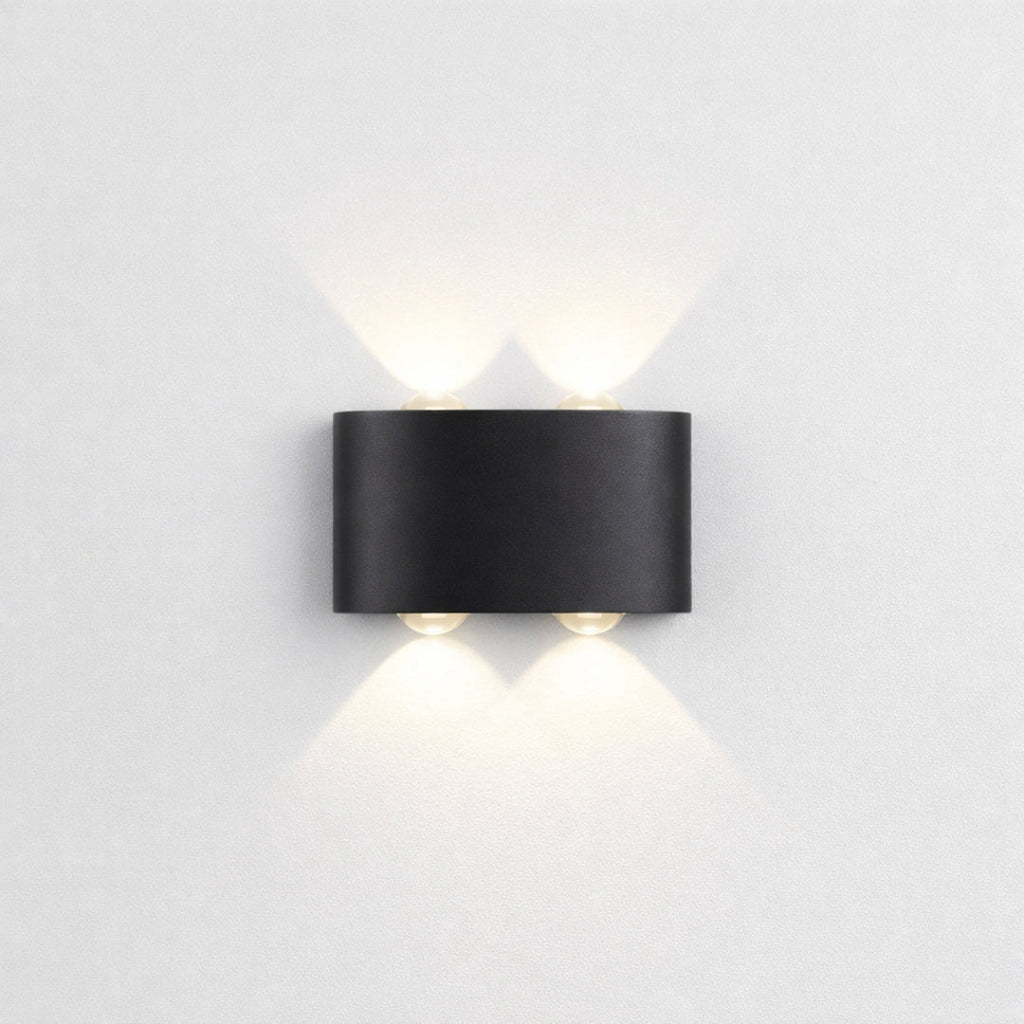 Applique Murale Extérieure LED Noir ou Blanc