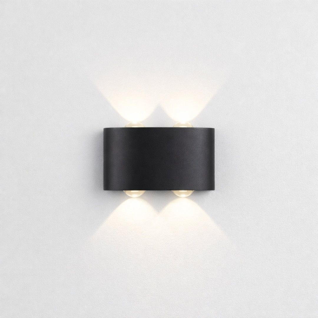 Applique Murale Extérieure LED Noir ou Blanc