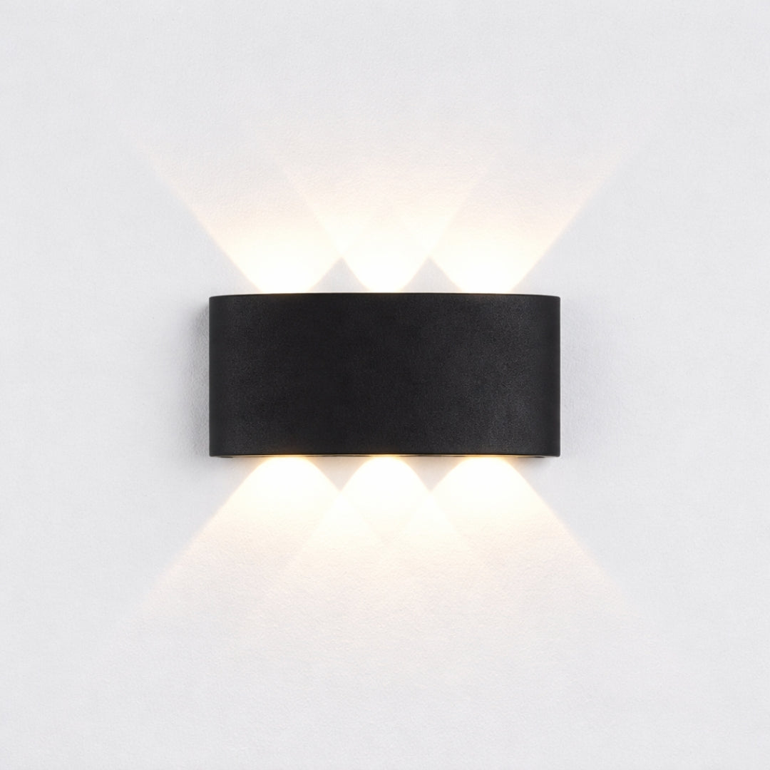 Applique Murale Extérieure LED Noir ou Blanc