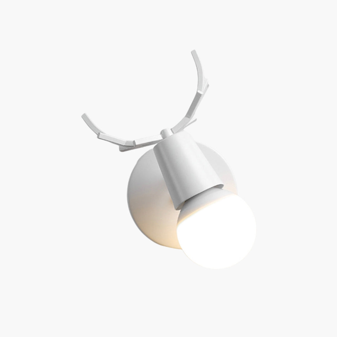 Applique Murale LED Cerf en Bois Design Original