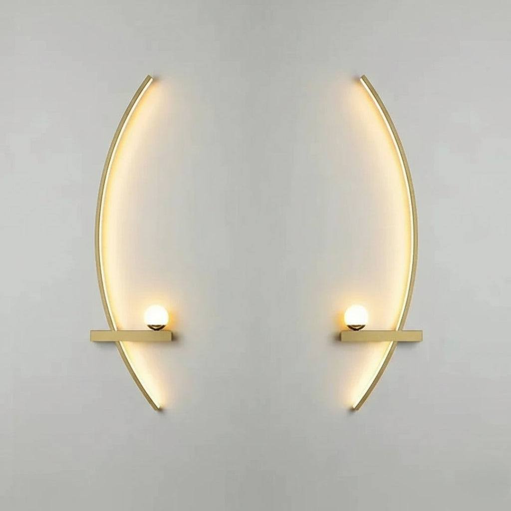 Applique Murale LED Minimaliste Noire Moderne