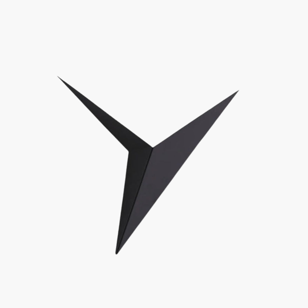 Applique Murale LED Triangle en Métal Style Loft