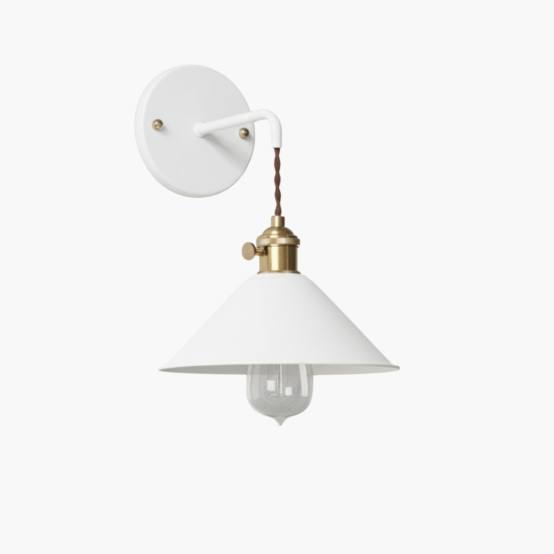 Applique Murale LED Vintage Métal Plaqué Coloré