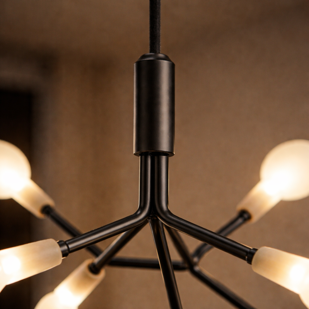 Suspension LED Design Arbre Moderne Cuivré ou Noir