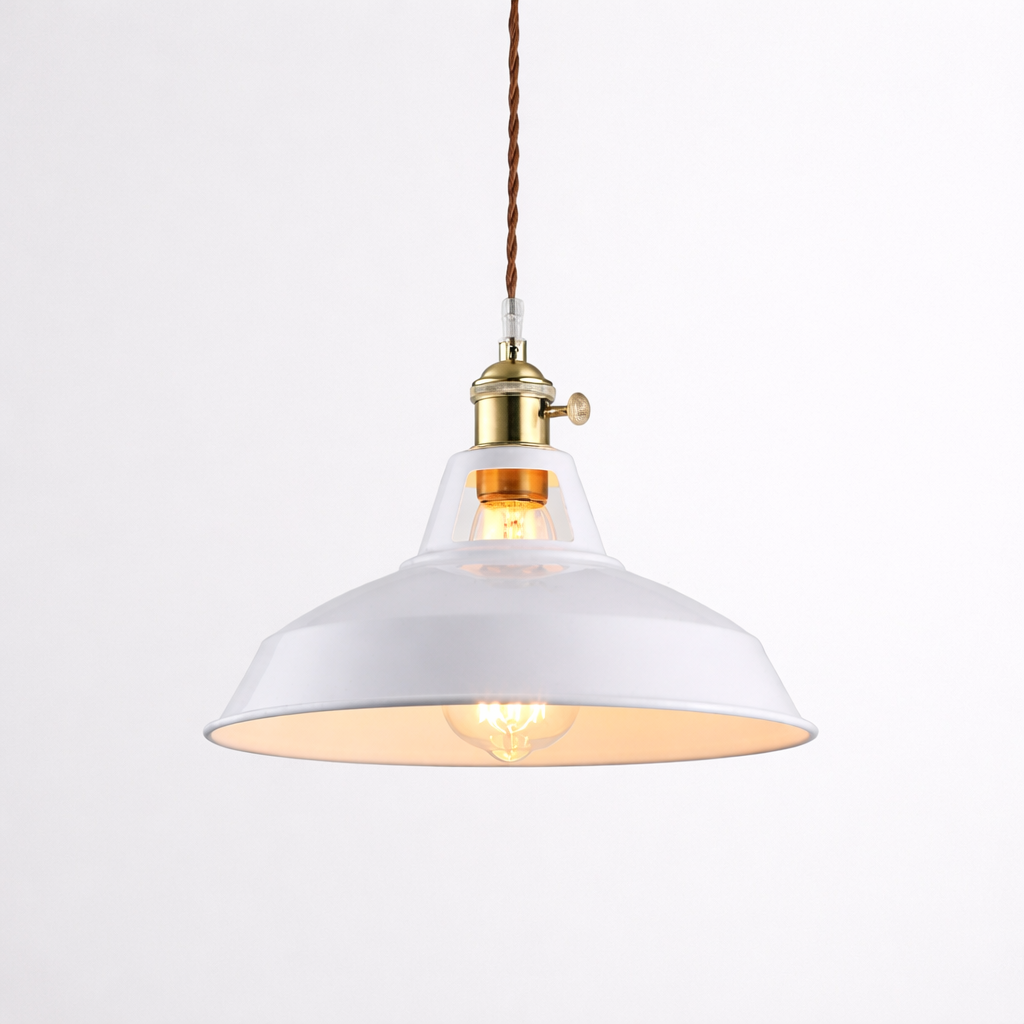 Suspension LED Métal Coloré Style Loft Moderne