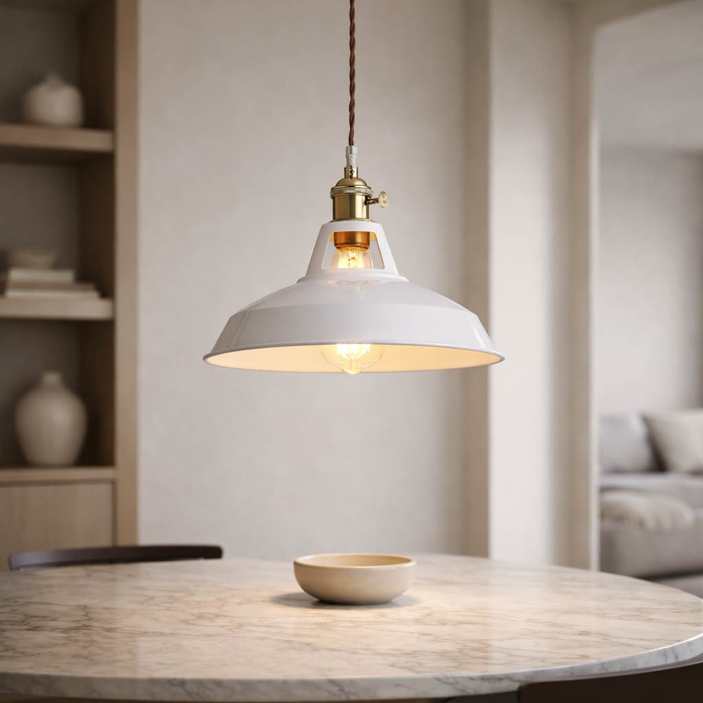 Suspension LED Métal Coloré Style Loft Moderne