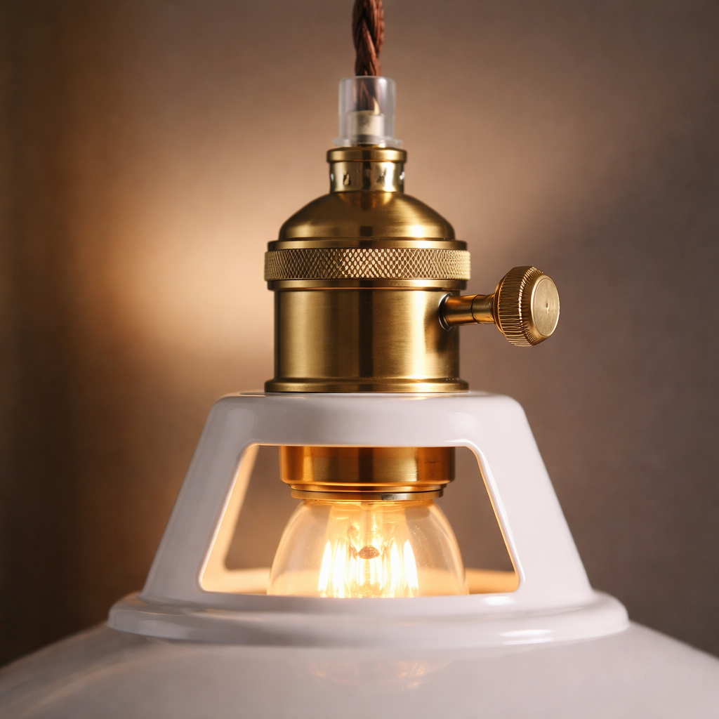 Suspension LED Métal Coloré Style Loft Moderne