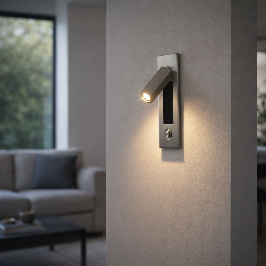 Applique Murale Liseuse LED Carrée Design Moderne