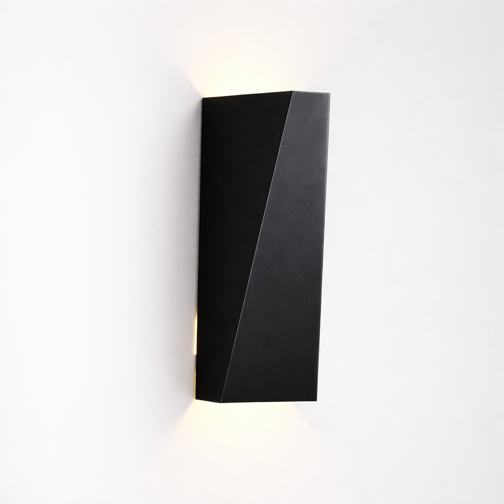 Applique Murale LED Cubique Design Noir ou Blanc
