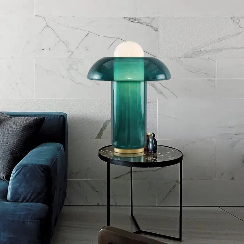Lampe De Chevet Verre Moderne