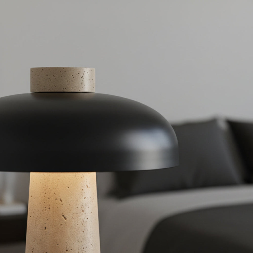 Lampe De Chevet Design En Pierre