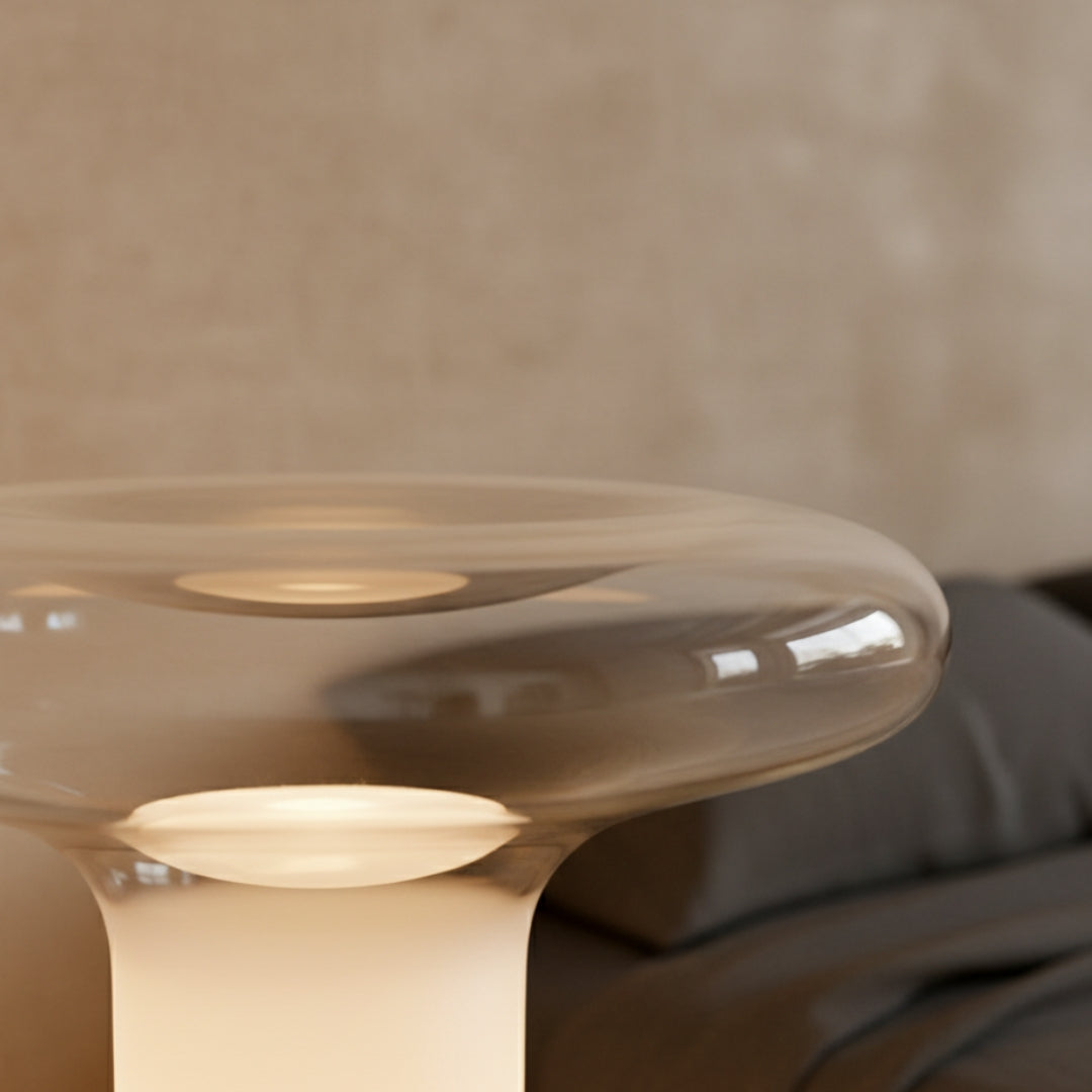 Lampe De Chevet Design En Verre