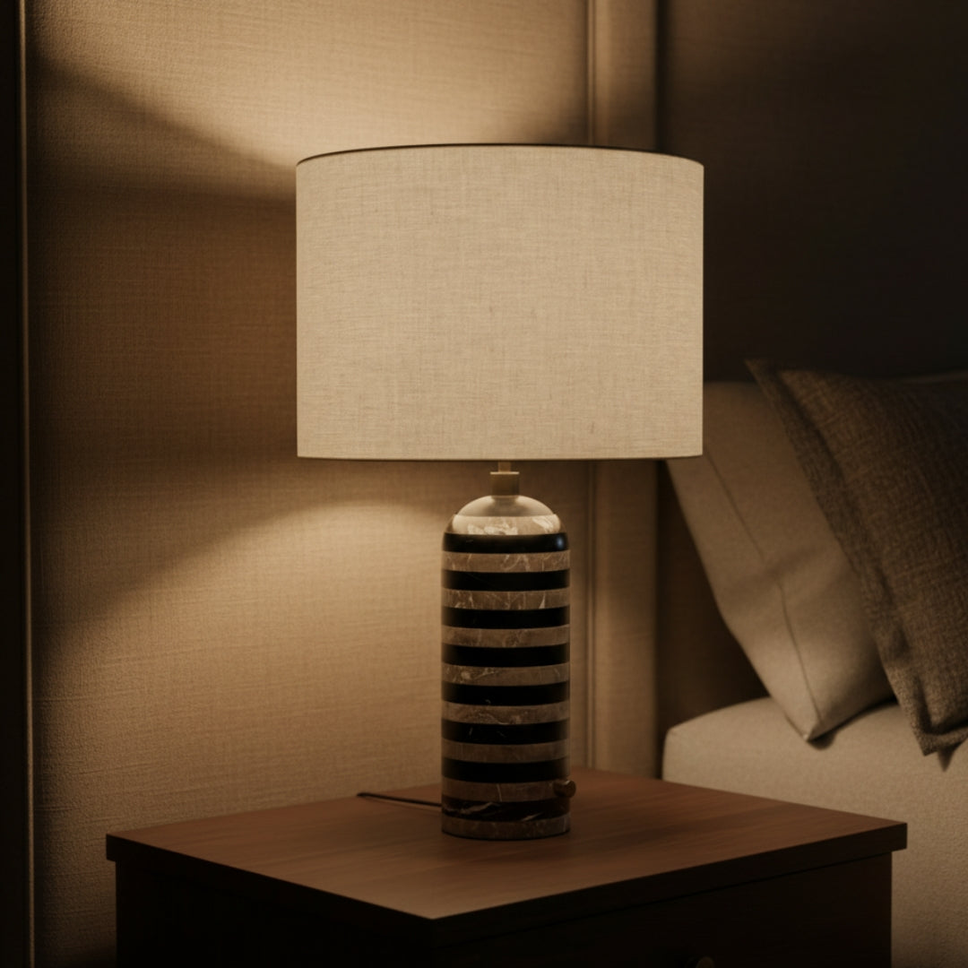 Lampe De Chevet Socle En Marbre