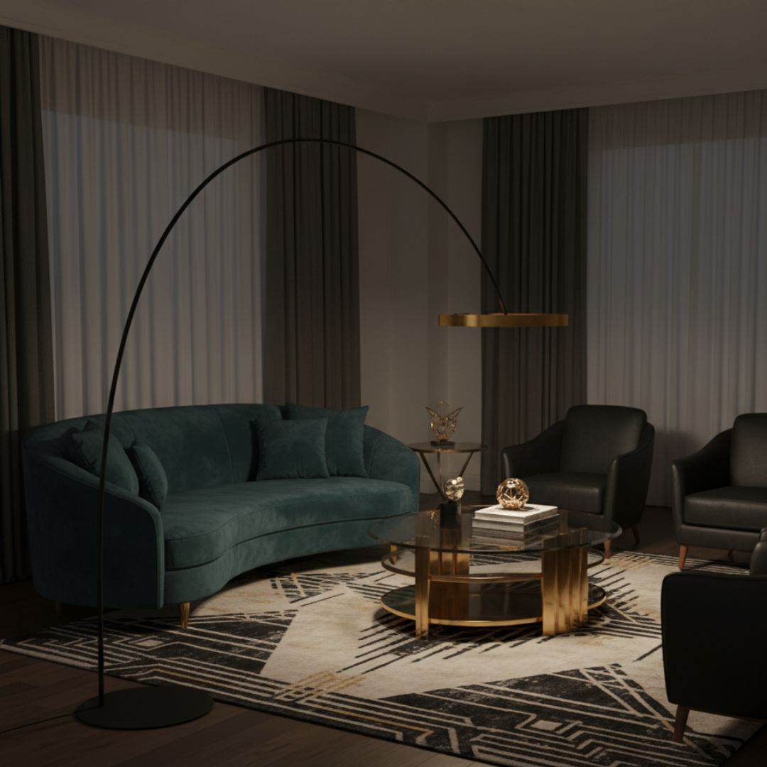 Lampe Sur Pied Arc