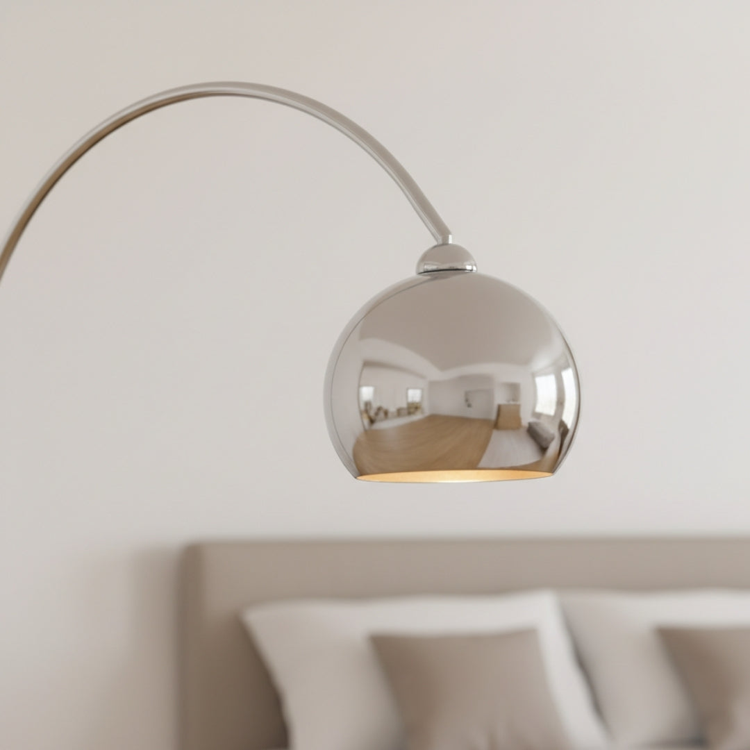 Lampe Sur Pied Design Chrome