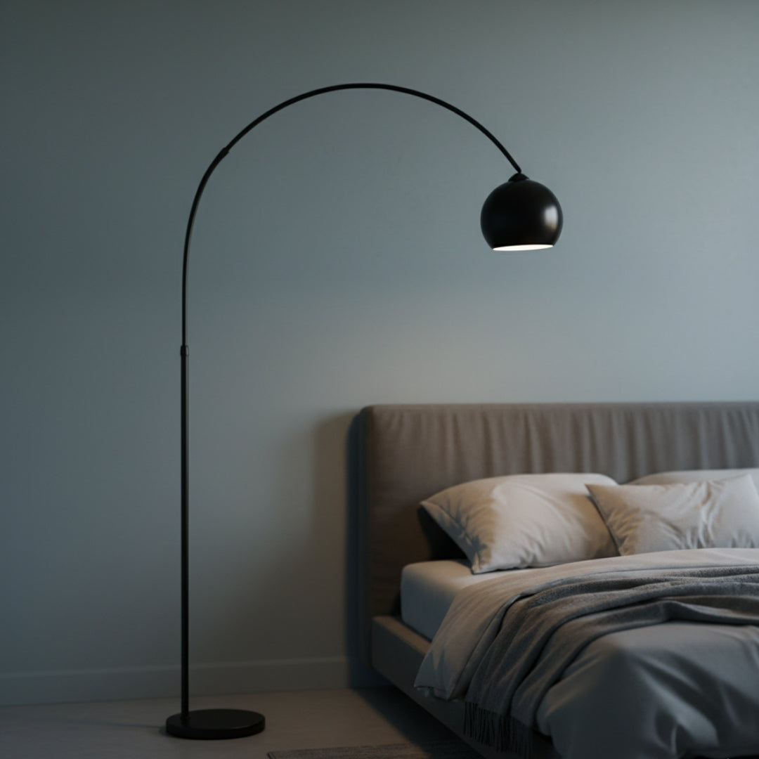 Lampe Sur Pied Design Chrome