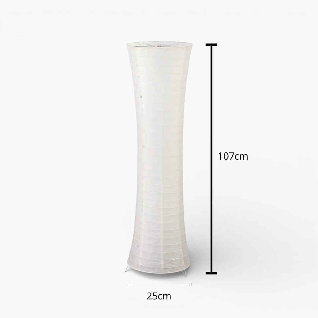 Lampe Sur Pied En Papier De Riz