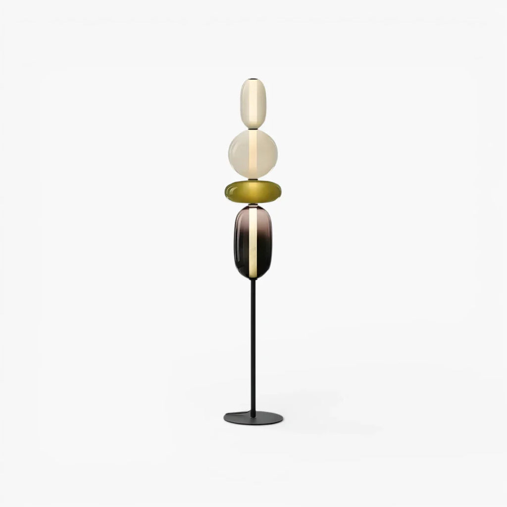 Lampe Sur Pied En Verre