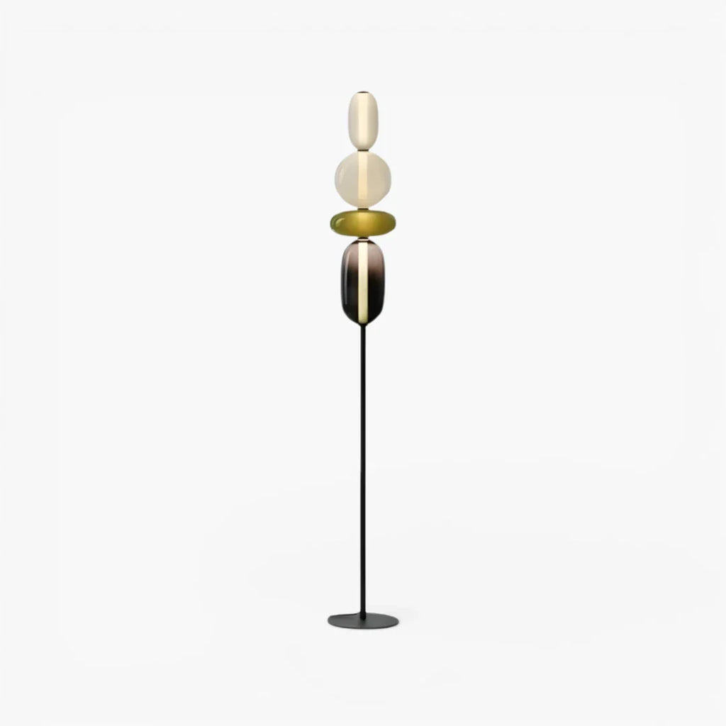 Lampe Sur Pied En Verre