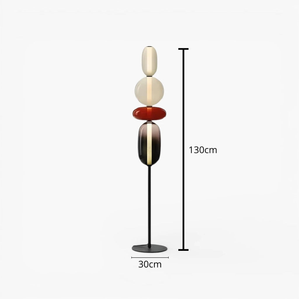 Lampe Sur Pied En Verre