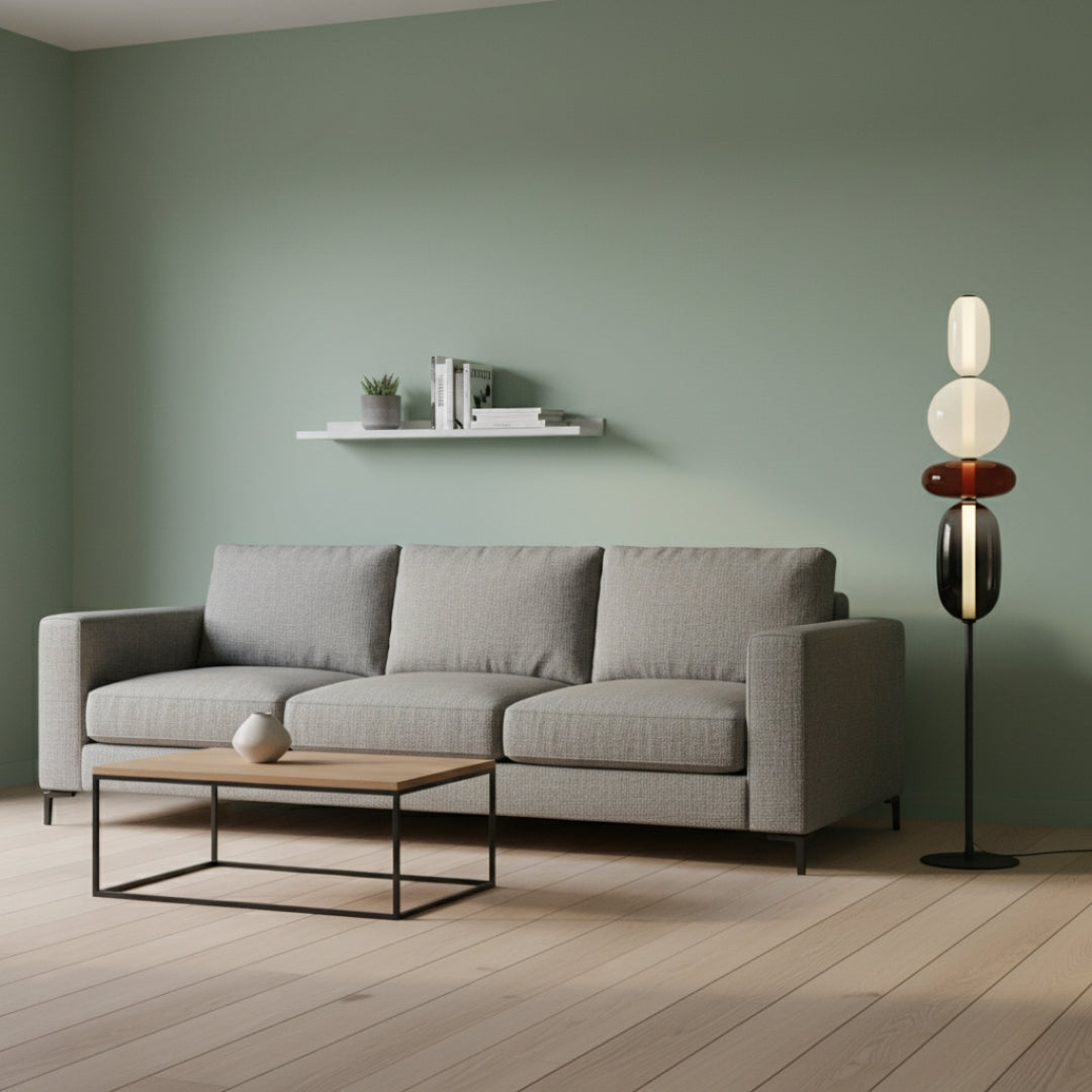 Lampe Sur Pied En Verre