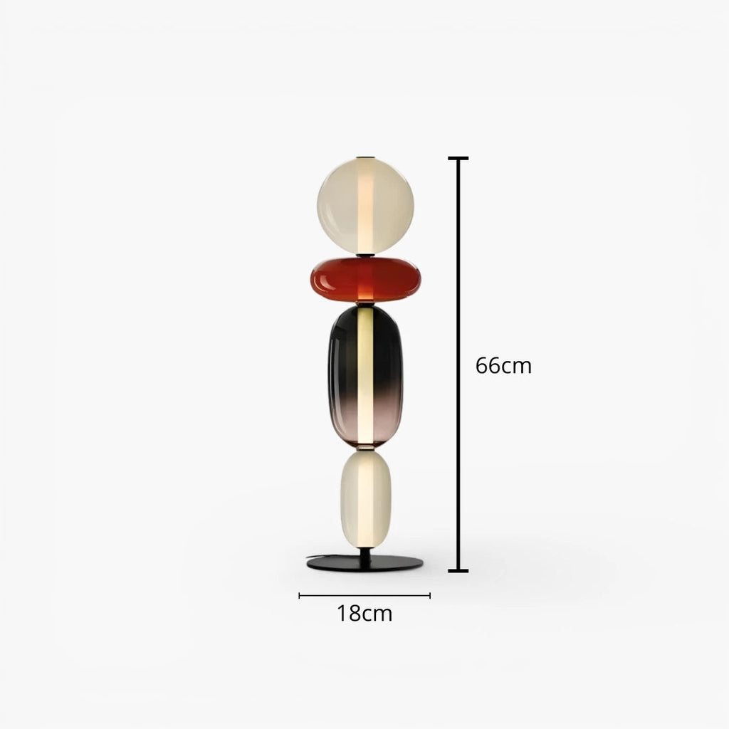 Lampe Sur Pied En Verre