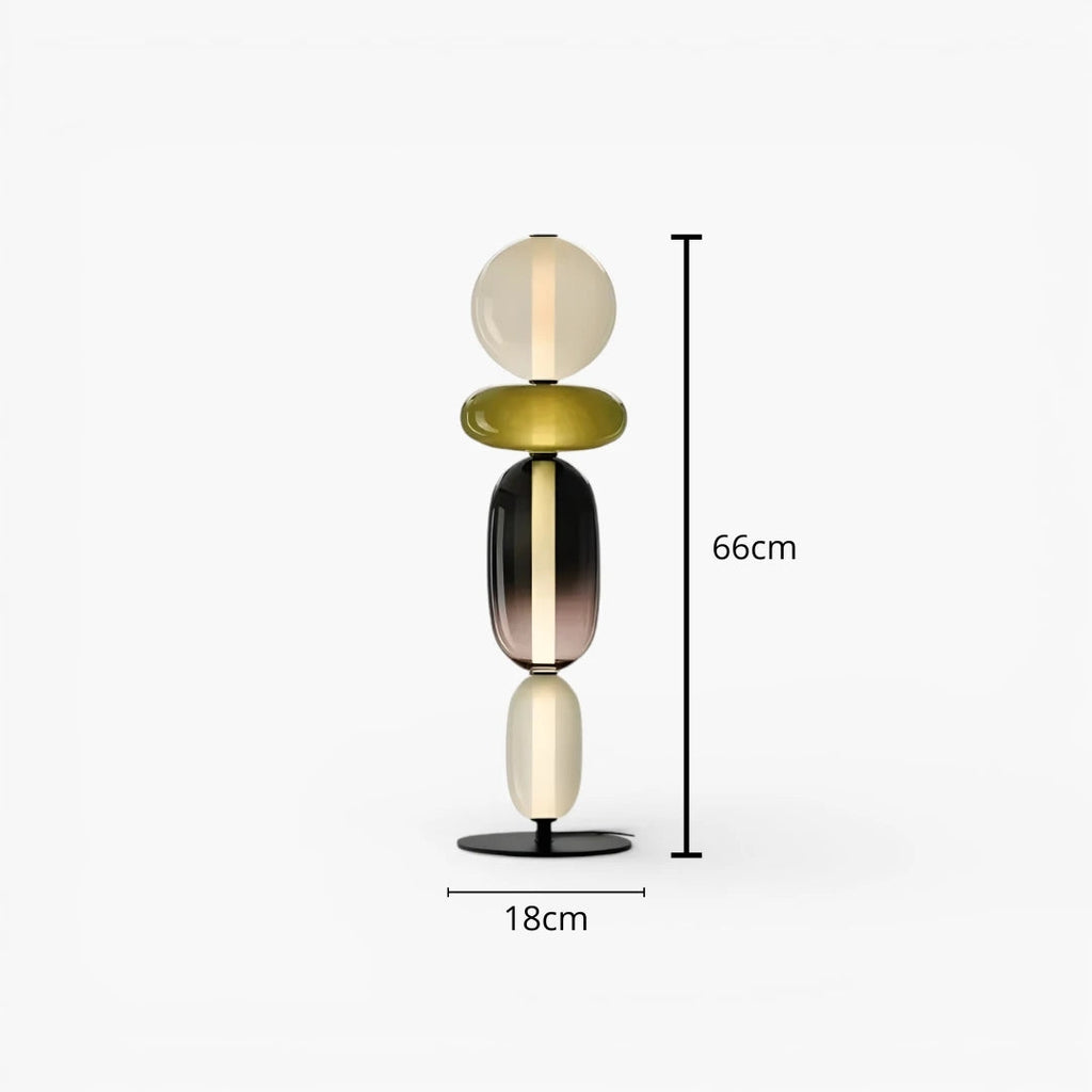 Lampe Sur Pied En Verre